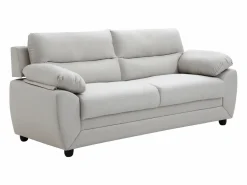 Vente-unique Conjunto Sofás|Sofá de 3 plazas y 2 plazas de tela color MANOA