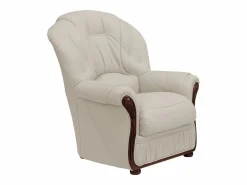 Sofá de 3 plazas y sillón 100% cuero de búfalo DAPHNE^LINEA SOFA Clearance