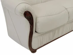 Sofá de 3 plazas y sillón 100% cuero de búfalo DAPHNE^LINEA SOFA Clearance