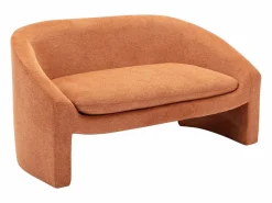Vente-unique Conjunto Sofá Y Sillón|Sofá de 2 plazas y sillón de tela OSSANA