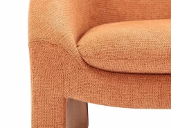 Vente-unique Conjunto Sofá Y Sillón|Sofá de 2 plazas y sillón de tela OSSANA