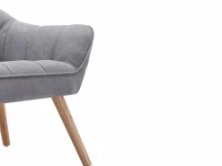 Vente-unique Conjunto Sofá Y Sillón|Sofá de 2 plazas y sillón acolchado estilo escandinavo. Tendencia del momento. Medidas: Ancho 127 / 82 x Prof. 73 x Alt. 77 cm. CASERTA