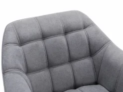 Vente-unique Conjunto Sofá Y Sillón|Sofá de 2 plazas y sillón acolchado estilo escandinavo. Tendencia del momento. Medidas: Ancho 127 / 82 x Prof. 73 x Alt. 77 cm. CASERTA