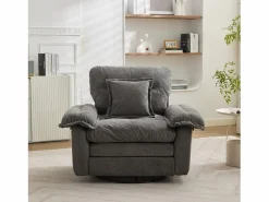 Sofá de 2 plazas y sillones giratorios en tejido chenilla - Con cojines^Hauss Spole Best
