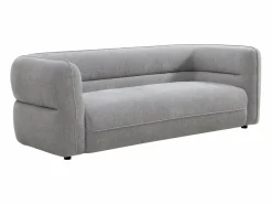 Vente-unique Sofá de 3 plazas y un sillón en tela de chenilla TALIENA Gris Clearance