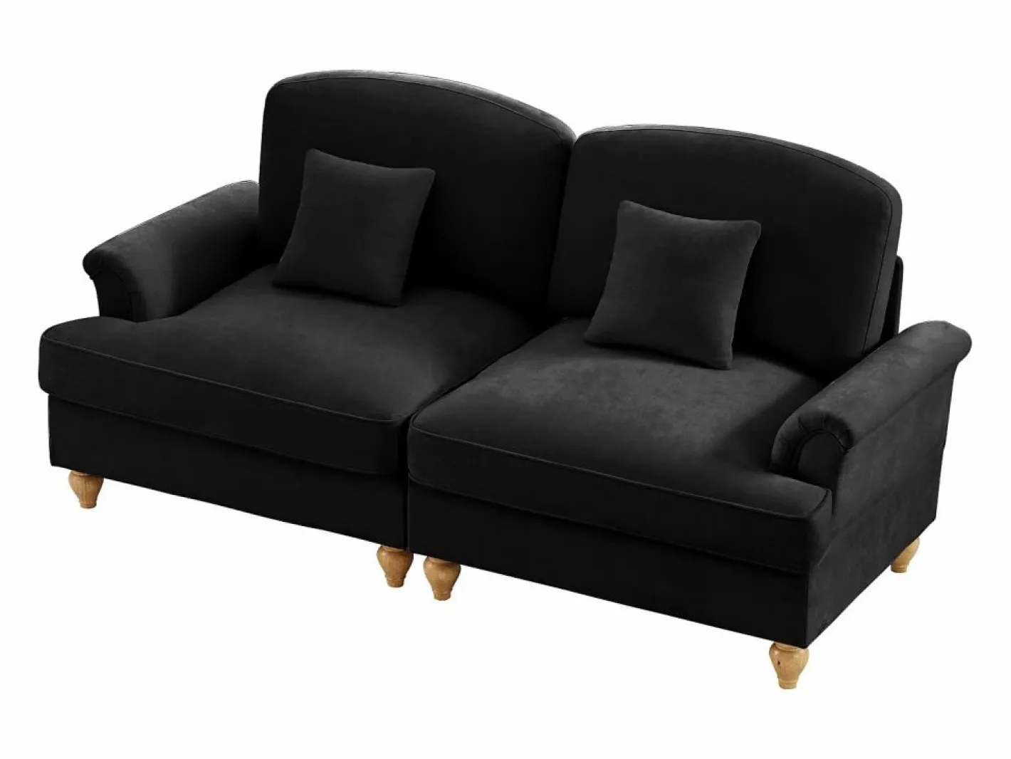 Sofá de dos plazas Módulos flexibles Convertible en sofá cama Puff multifunción Chenilla^ Outlet
