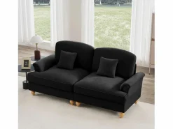 Sofá de dos plazas Módulos flexibles Convertible en sofá cama Puff multifunción Chenilla^ Outlet