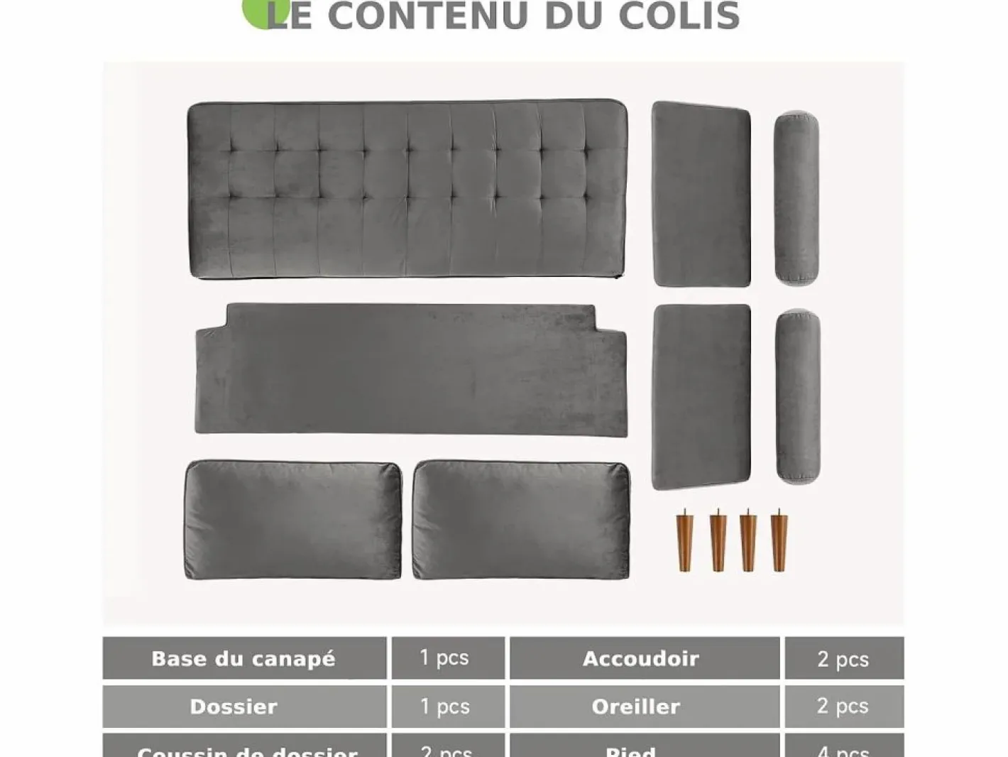 Sofá de terciopelo de 2 salones, sofá mini dormitorio, con reposabrazos y pies cónicos, una espalda baja - 148.5x78x85cm^DripeX Online
