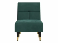 Sofá de terciopelo oscuro ES81479 Verde Discount