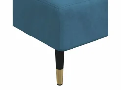 vidaxl Sofá diván de terciopelo Azul Hot