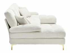 Sofá esquinero - Sofá de 4 plazas con asientos y cojines - para salón y dormitorio^ Outlet