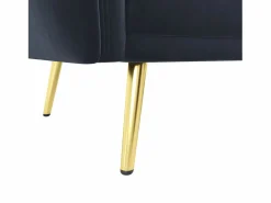 Hauss Spole Sofás Chesterfield|Sofá esquinero convertible de 3 plazas - Terciopelo -