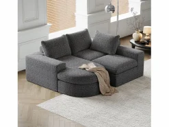 Sofá - 3 Plazas|Sofá Cama|Sofá esquinero - Sofá de 3 plazas con 3 cojines y 2 reposacabezas - chenilla