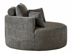 Sofá individual, Sofá tapizado con reposabrazos y respaldo - Chenilla - para salón y dormitorio^OKWISH Clearance