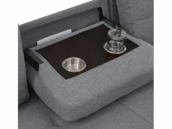 Sofá moderno en L - Sofá cama modular - Función de cama - Con almacenamiento - Con portavasos -^ModernLuxe Hot