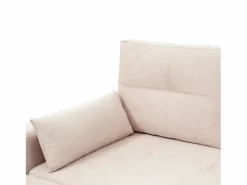 ModernLuxe Sofá moderno en L - Sofá cama modular - Función de cama - Con almacenamiento - Con portavasos - Beige Best