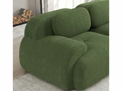 DripeX Sofá Modular|Sofás Club|Sofá modular 3 plazas + 3 pouf - pana - con 3 cojines - densidad asiento 32kg/m³ - 298x178x70cm -