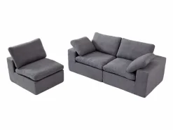 Sofá modular Cloud con espuma certificada, asiento tapizado, color^ Clearance