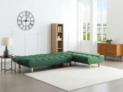 Vente-unique Sofá Modular|Sofá Escandinavo|Sofá modular convertible de tela ESTEBAN