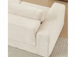 Hauss Spole Sofá modular convertible de 2 plazas con otomanas extraíbles - Pana Beige New