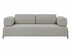 Modus Sofa Sofá modular de 3 plazas de diseño moderno por módulos con mesitas Diadema - Gris claro