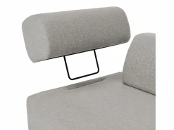 Modus Sofa Sofá modular de 3 plazas de diseño moderno por módulos con mesitas Diadema - Gris claro