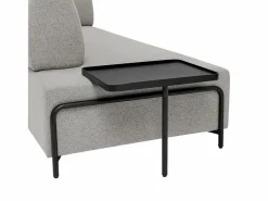 Modus Sofa Sofá modular de 3 plazas de diseño moderno por módulos con mesitas Diadema - Gris claro