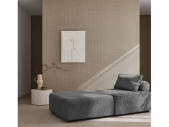 Sweeek Sofá Modular|Sofá modular de pana, 2 plazas oscuro