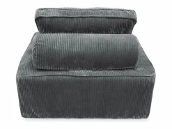 Sweeek Sofá Modular|Sofá modular de pana, 2 plazas oscuro