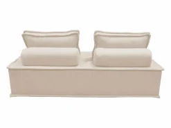 Sofá modular en tela lisa, 2 plazas^Sweeek Outlet