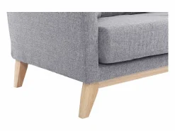 Sofá nórdico 2 plazas desenfundable claro y patas madera clara OSLO^Miliboo Best