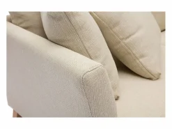 Miliboo Sofá nórdico 2 plazas desenfundable tejido OSLO Beige Online