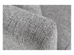Miliboo Sofá nórdico 3 plazas desenfundable patas madera OSLO Gris claro