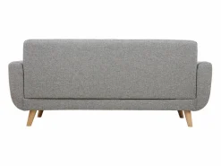 Miliboo Todos Los Sofás|Sofá Escandinavo|Sofá nórdico 3 plazas y madera PURE