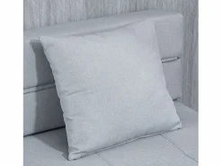 Sofá plegable 2 en 1, tejido de poliéster, (70 x 70 x 61 cm) Gris claro Outlet