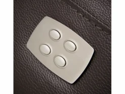 Sofá reclinable eléctrico de cuero Ducka-Marrón-Sistema Eléctrico-3 plazas^Les Tendances Best