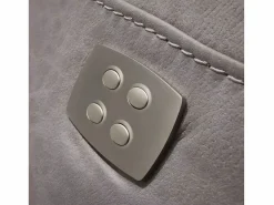 Sofá reclinable eléctrico de microfibra Ducka-Color ribete verde crudo-Sistema Fijo - sin relajante-Número de plazas 2 plazas^Les Tendances Best