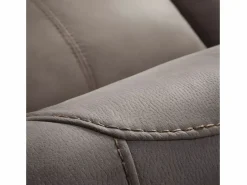 Sofá reclinable eléctrico de microfibra Ducka-Color ribete verde crudo-Sistema Fijo - sin relajante-Número de plazas 2 plazas^Les Tendances Best