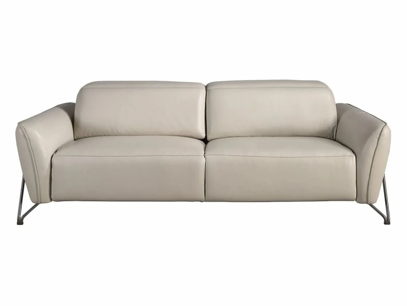 Angel Cerda Sofá relax 3 plazas piel arena 6264 Beige Online