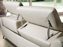 Angel Cerda Sofá relax 3 plazas piel arena 6264 Beige Online