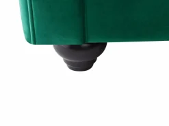 Sofá rinconera chesterfield reversible de terciopelo TOLEDO^Vente-unique