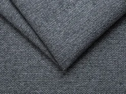 Vente-unique Sofá rinconera de apertura rápida en tela gris antracita - 140 cm - 14 cm - CALITO Gris antracita / Gris Outlet