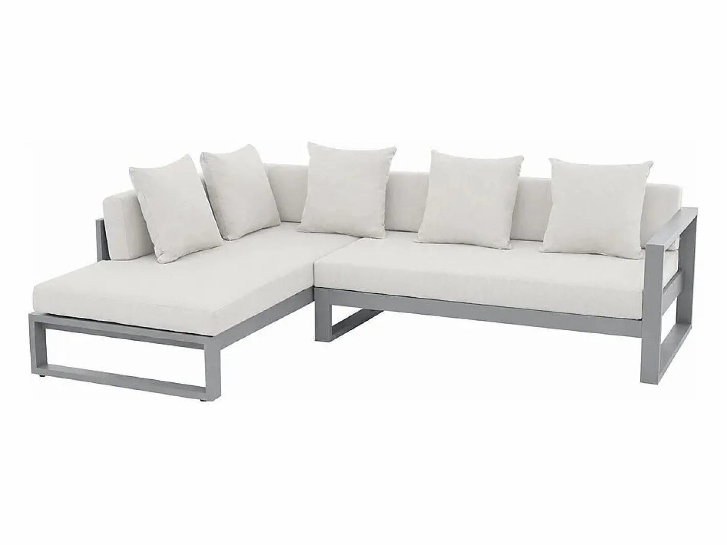 Sofá rinconera de jardín modular de aluminio - - MOLOKAI de^MYLIA Online
