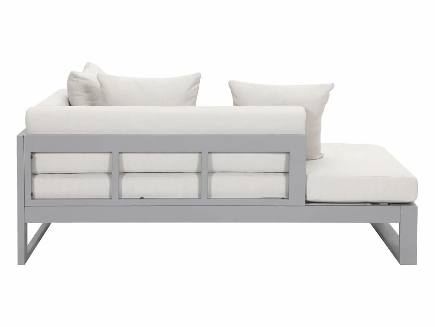 Sofá rinconera de jardín modular de aluminio - - MOLOKAI de^MYLIA Online