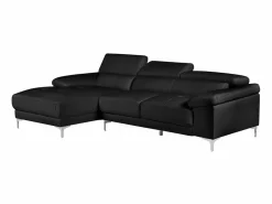 LINEA SOFA Sofá - 4 Plazas|Sofá De Piel|Sofá rinconera de piel ángulo izquierdo color SOLANGE