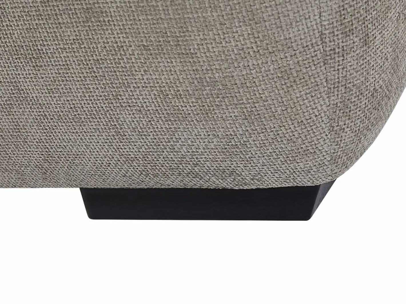 Vente-unique Sofá Xxl|Sofá rinconera de tela acolchado con efecto matelassé de estilo diseño BERENIA