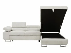 Vente-unique Sofá rinconera derecha de pana NURAZIO Beige Online
