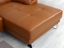 LINEA SOFA Todos Los Sofás|Sofá Vintage|Sofá rinconera derecha piel caramelo EXCELSIOR II