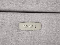 Sofá rinconera derecha relax eléctrico en tejido jaspeado CADILO^Vente-unique Outlet