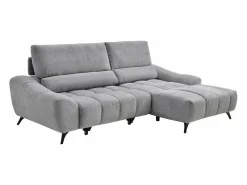 Sofá rinconera derecha relax con asiento deslizante en tela ELOSIA^Vente-unique New